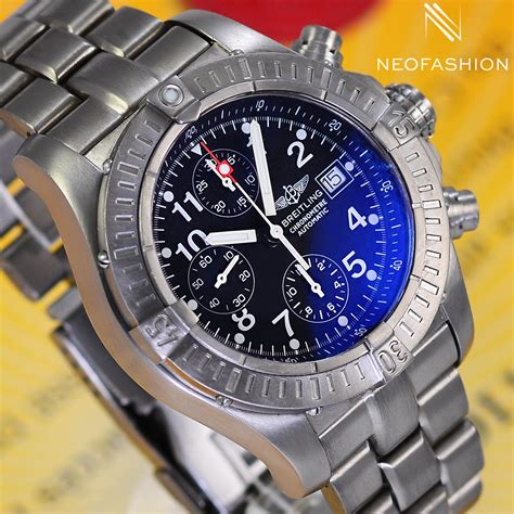 relogio breitling 1884 original e13360|Breitling chrono avenger dial.